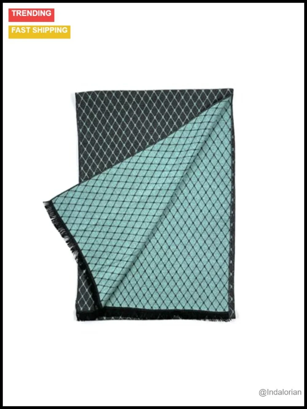 Reversible Classic Cashmere Feel Scarf for Men